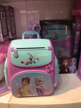 Disney girls замразени 2 на пръстови отпечатъци банка Раница принцеса Елза парола скоростна кутия за съхранение подарък за момичета, Играчка За творчество