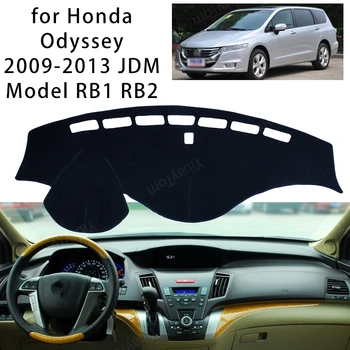 За Honda Odyssey 2009-2013 JDM Модел RB1 сегмент rb2 Конзола на арматурното табло, Замшевый Подложка Протектор Козирка