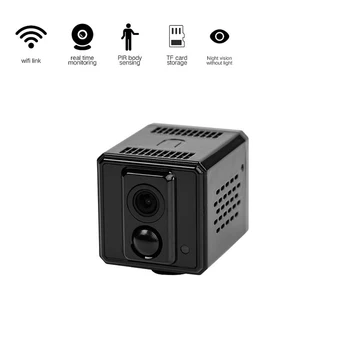 Нова HD1080P Мини WIFI IP Камера Безжична Домашна сигурност маломощная помещение безжично дистанционно управление батерия с дълъг режим на готовност за запис 7 часа