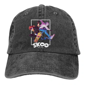 Регулируема Однотонная Бейзболна шапка Reki и Ranga от Промит памук SK8 The Infinity Skate Sports Спортна дамска Шапка